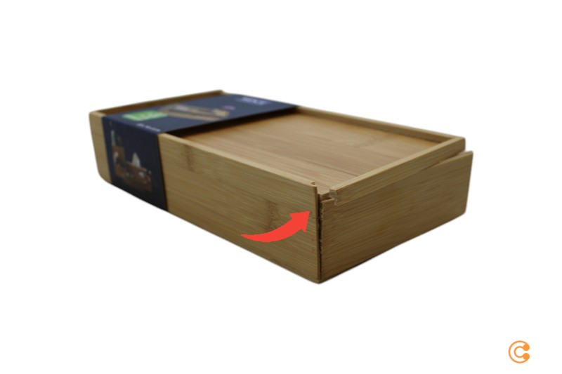 WENKO Bambus Box Terra IV 2er-Set Bambus Braun Aufbewahrung SIEHE TEXT/FOTO