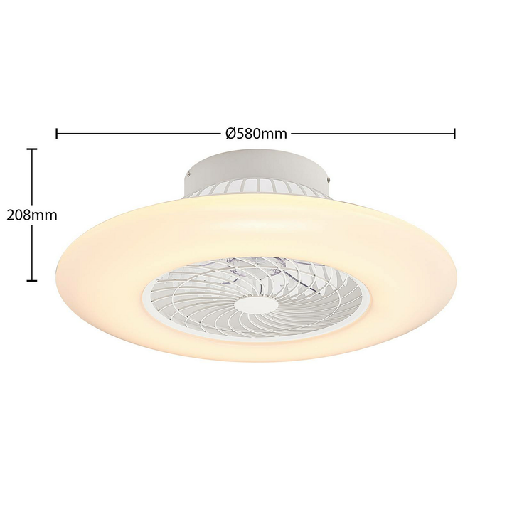 Starluna Arnick Led Deckenventilator Deckenlampe Ventilator Lampe 30 W ø58cm Weiß B-Ware - 4251911745887