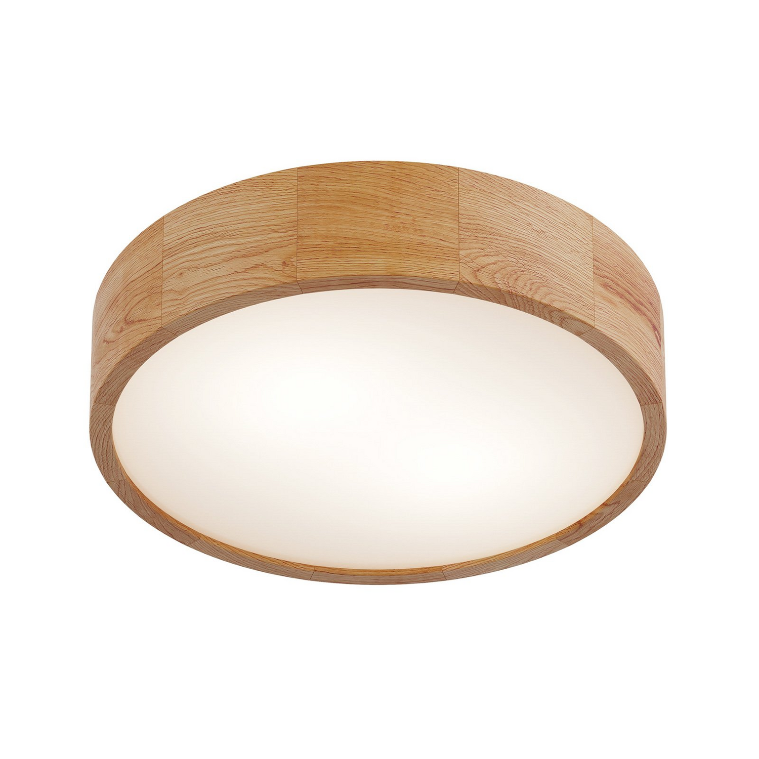 B-Ware Envostar Kerio Deckenlampe ø 37 Cm Eiche Natur Deckenleuchte Lampe Leuchte Spot