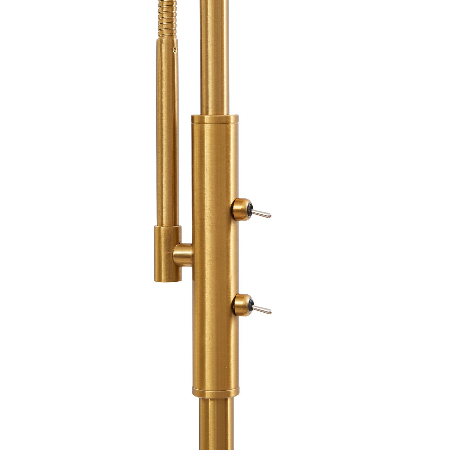 B-Ware Lindby Stehleuchte Aliette Stehlampe Standleuchte E27 Gold/Amber Glas Leselicht