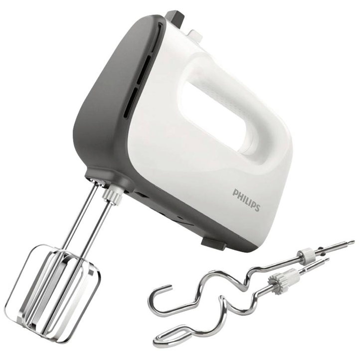 Philips HR3740/00 Handmixer 450 W Weiß-Grau Mixer Kleinküchengerät Küchengerät