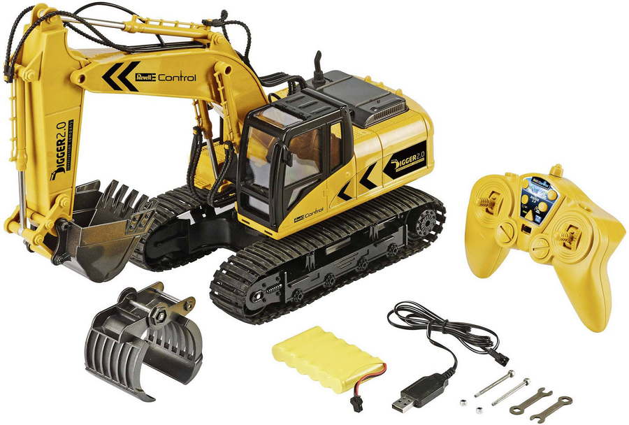 Revell Control 24924 Digger 2.0 1:16 Rc Funktionsmodell Baufahrzeug Siehe Text C-Ware - 4009803249247