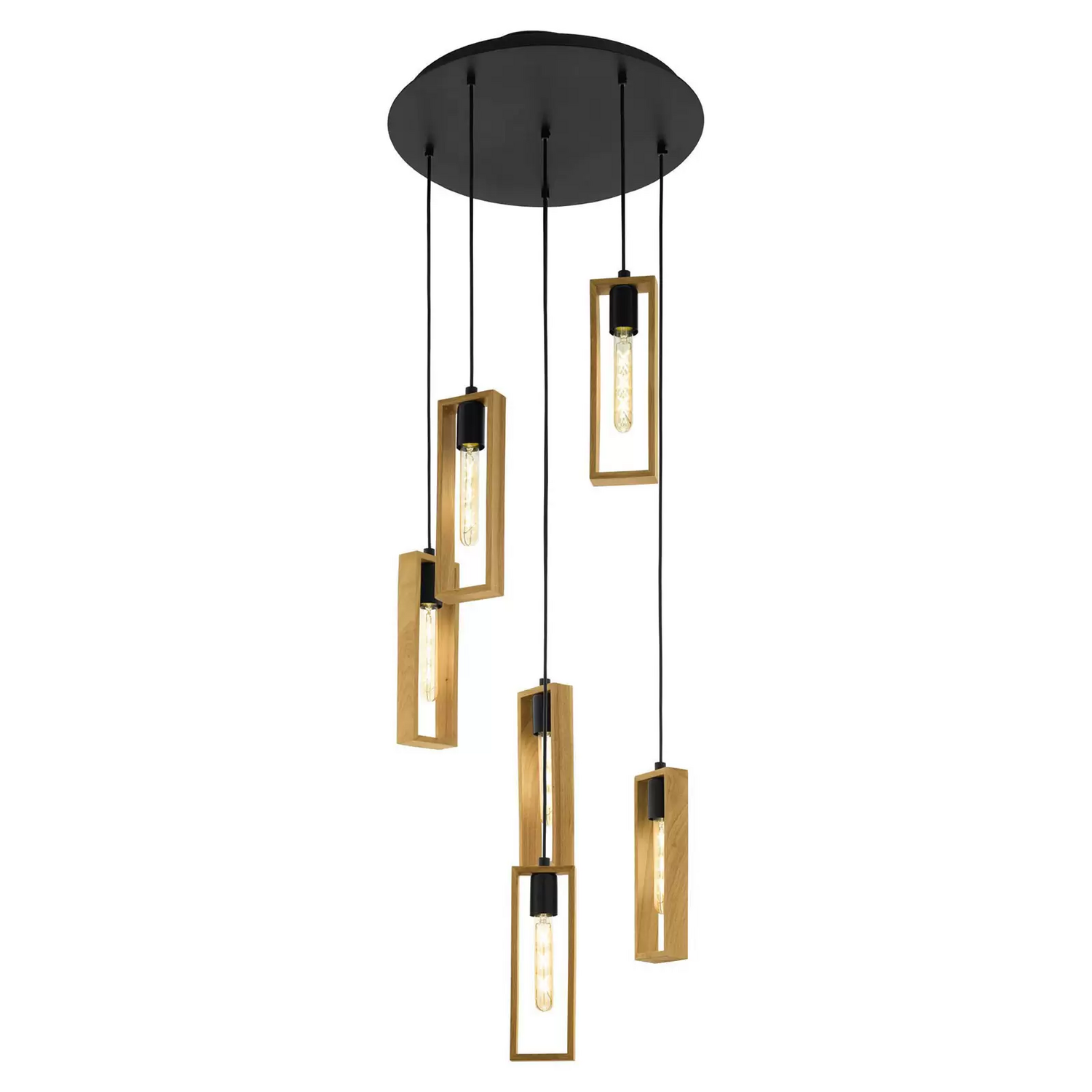 Suspension EGLO Littleton, suspension à six lumières, lampe, éclairage, projecteur