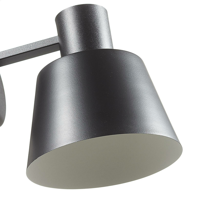 Euluna Wandleuchte Dunka Wandleuchte Lampe Leuchte Metall einflammig E27 schwarz