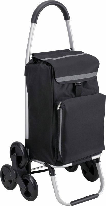 B-Ware Meister Einkaufstrolley Einkaufsroller Trolley 2in1 59 L Mit Treppenrolle