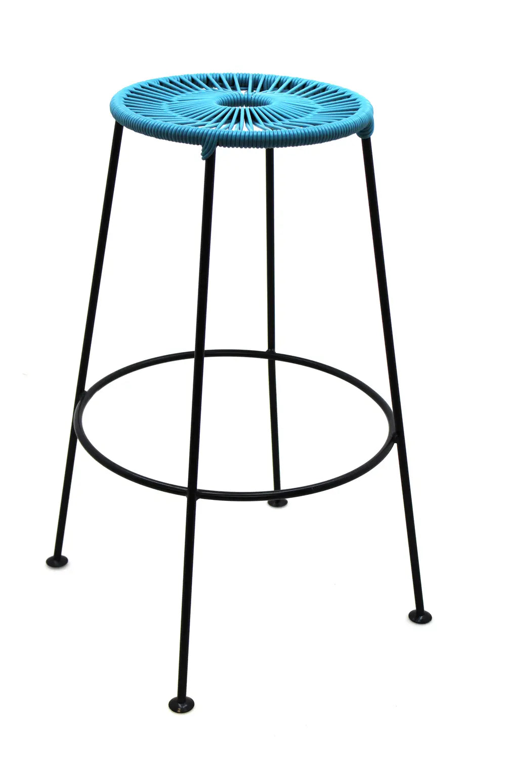 B-Ware Ok Design Acapulco Bar Stool 75 Cm Petroleum Blue Barhocker Hocker Blau Sitz - 1