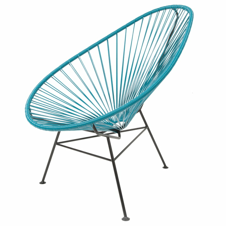 B-Ware Acapulco Design Acapulco Chair Classic Stuhl Loungesessel Sessel Petroleum  - 4250954299036