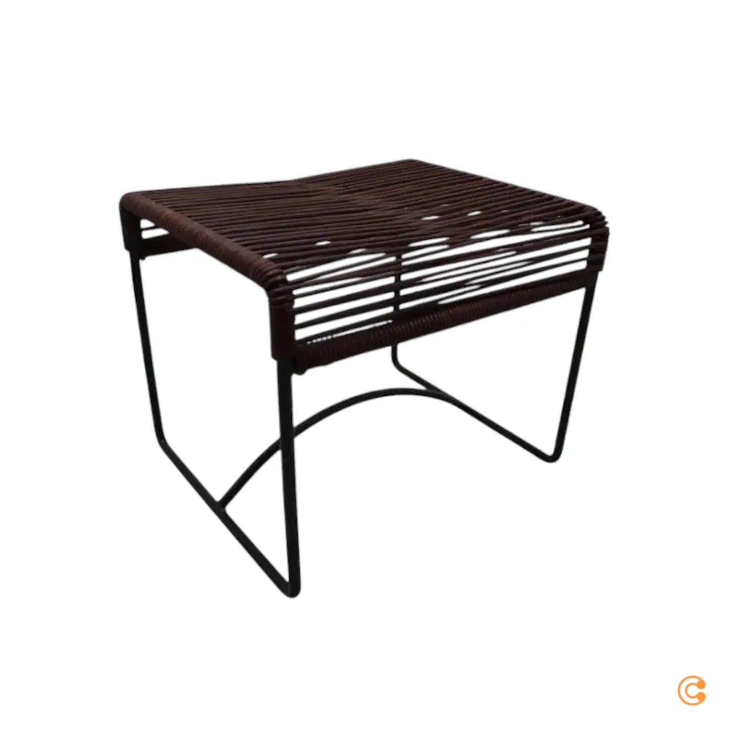 Acapulco Design Acapulco Hocker Leder Cognac Schwarz Siehe Text/Foto B-Ware - 4250954299227