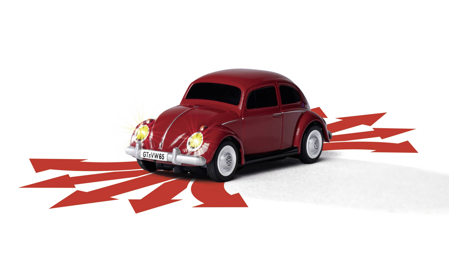 Voiture miniature radiocommandée Volkswagen Beetle 1:87 de Carson Modellsport 500504147