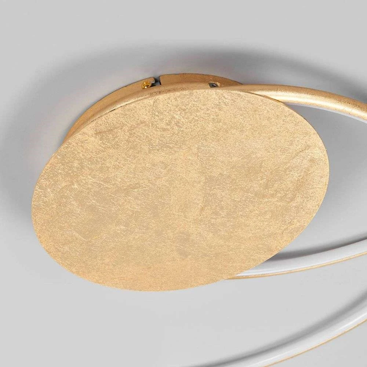 Lindby LED Deckenlampe Joline Deckenlampe Lampe Leuchte LED 33w Gold O 74 cm935