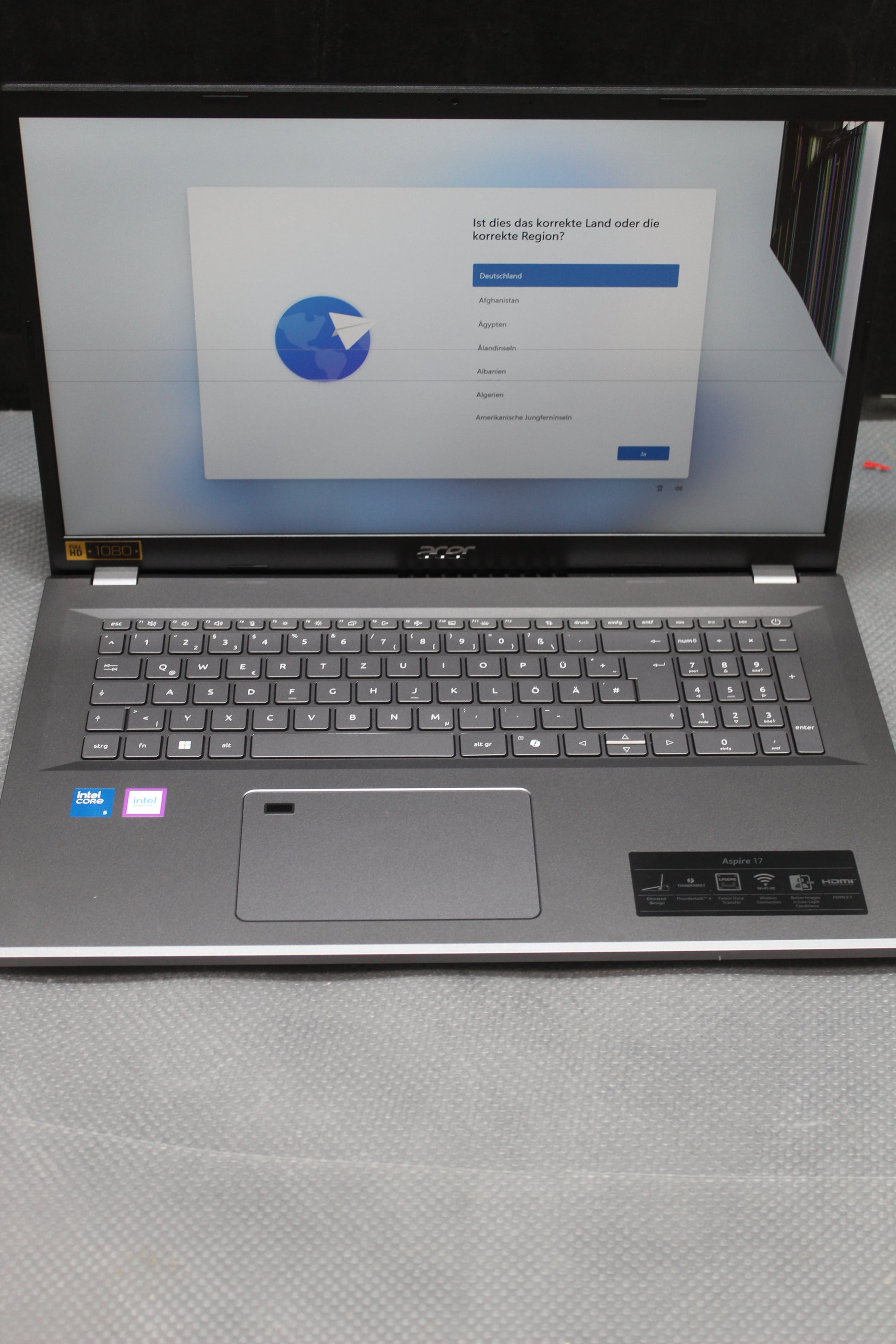 Acer Aspire 17 NB Core5 Laptop 16GB 512GB Intel Core 5 120U W11P SIEHE TEXT/FOTO - 4711474322234