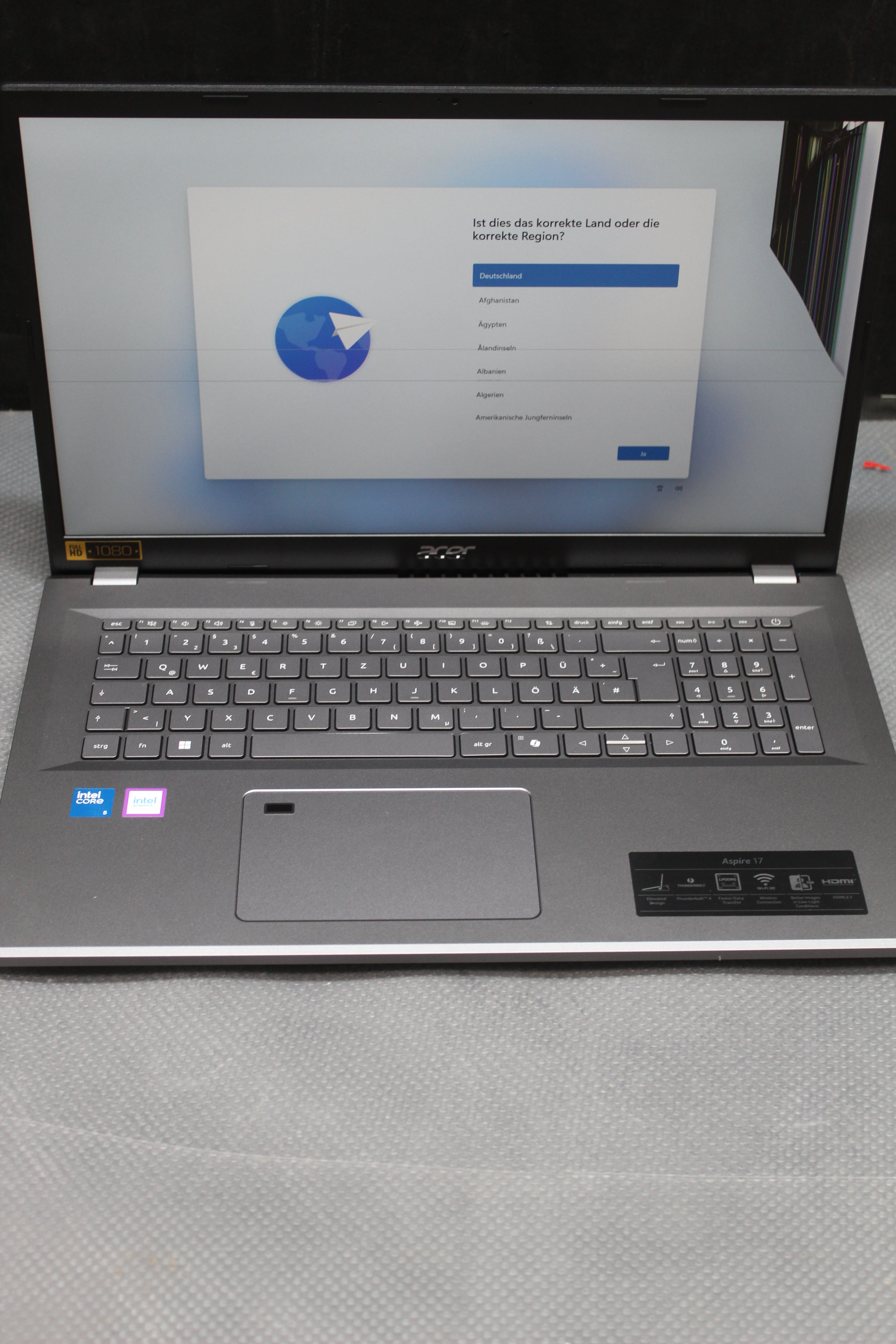 Acer Aspire 17 NB Core5 Laptop 16GB 512GB Intel Core 5 120U W11P SIEHE TEXT/FOTO - 4711474322234