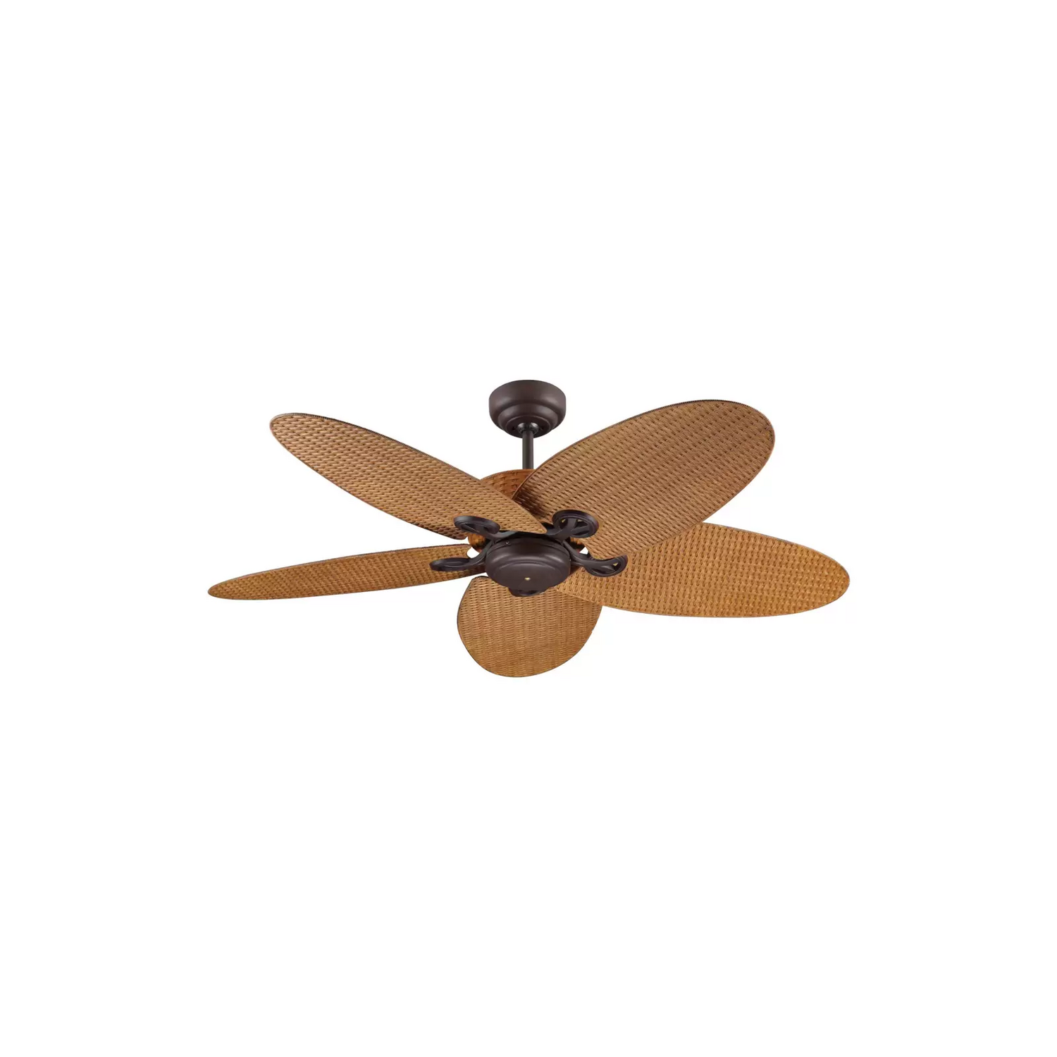 B-Ware Beacon Lighting Deckenventilator Fijian Ii Braun 132 Cm Leise Ventilator Lampe