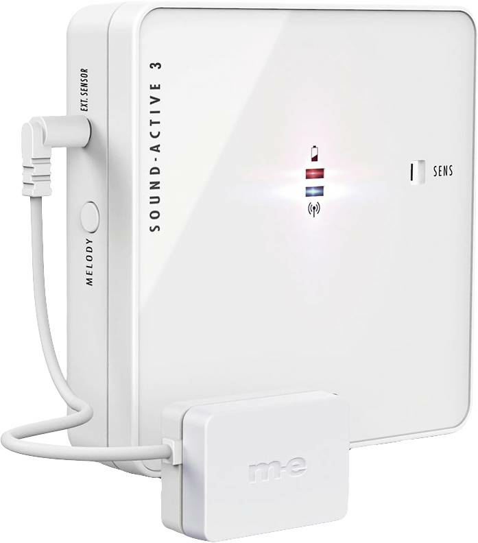 B-Ware M E Modern Electronics Funkklingel Funk Klingel Sender Beleuchtet Geräusch Aktiv