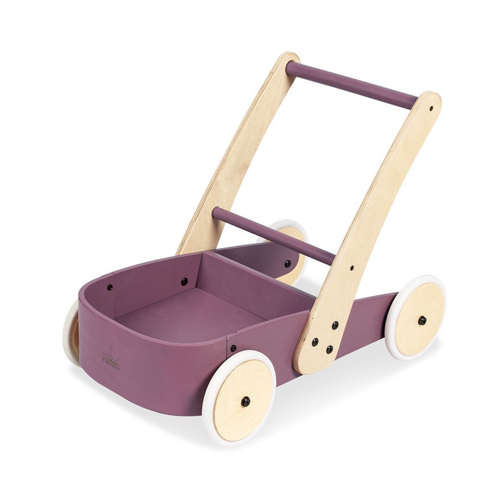 Pinolino Fiete Lauflernwagen Brombeer Holz Gummierte Holzräder Spielware Rad B-Ware