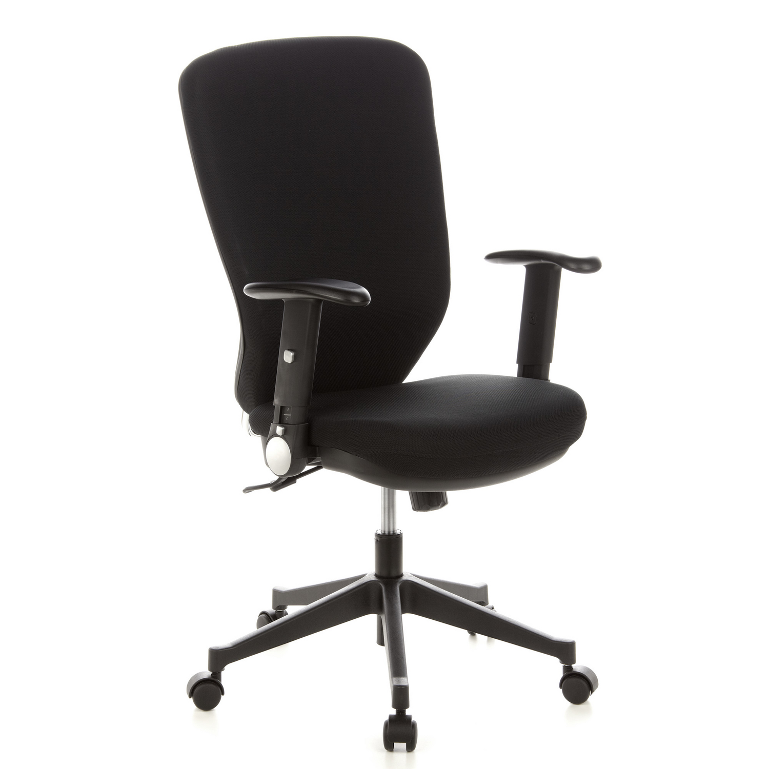 B-Ware Hjh Office Bürostuhl Drehstuhl Hochlehne Stoff Schwarz Ergonomisch
