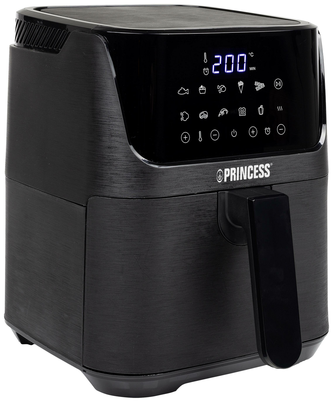 Princess Heißluft-Fritteuse 1350 W Airfryer Display Timerfunktion Fritteuse Ofen