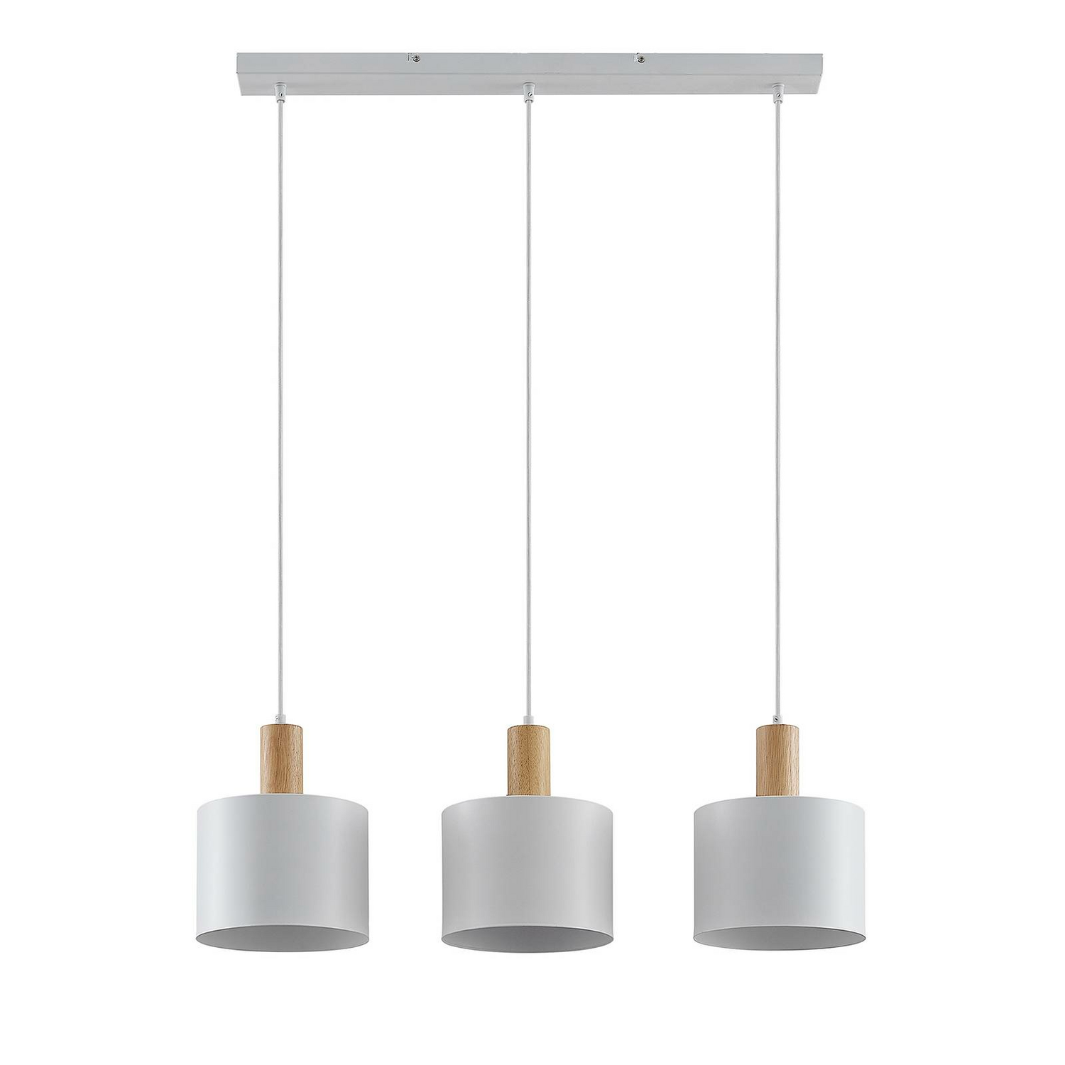 Suspension Lindby Kadir, lampe suspendue, lampe à 3 lampes 