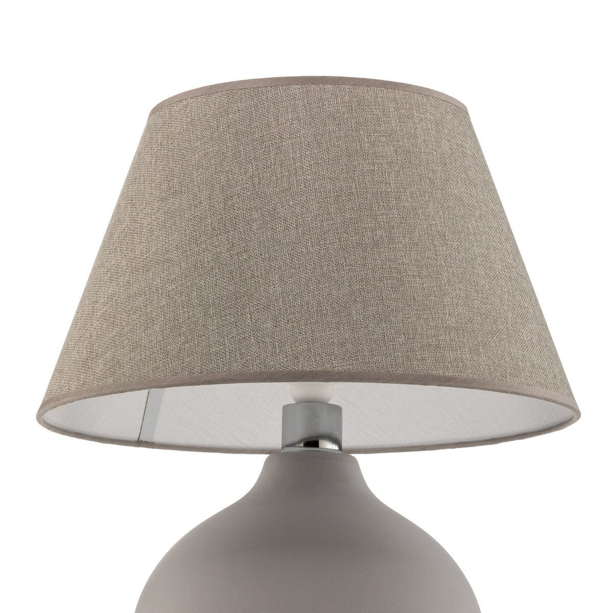 Euluna Tischleuchte Sfera LED Lampe Leuchte grau 53cm Höhe 40cm Durchmesser - 8030626063891