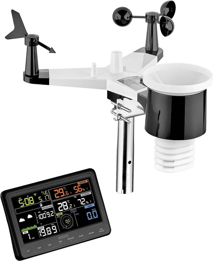 Eurochron Funk Wetterstation EFWS 29 Wettermessstation Vorhersage App Wifi F365