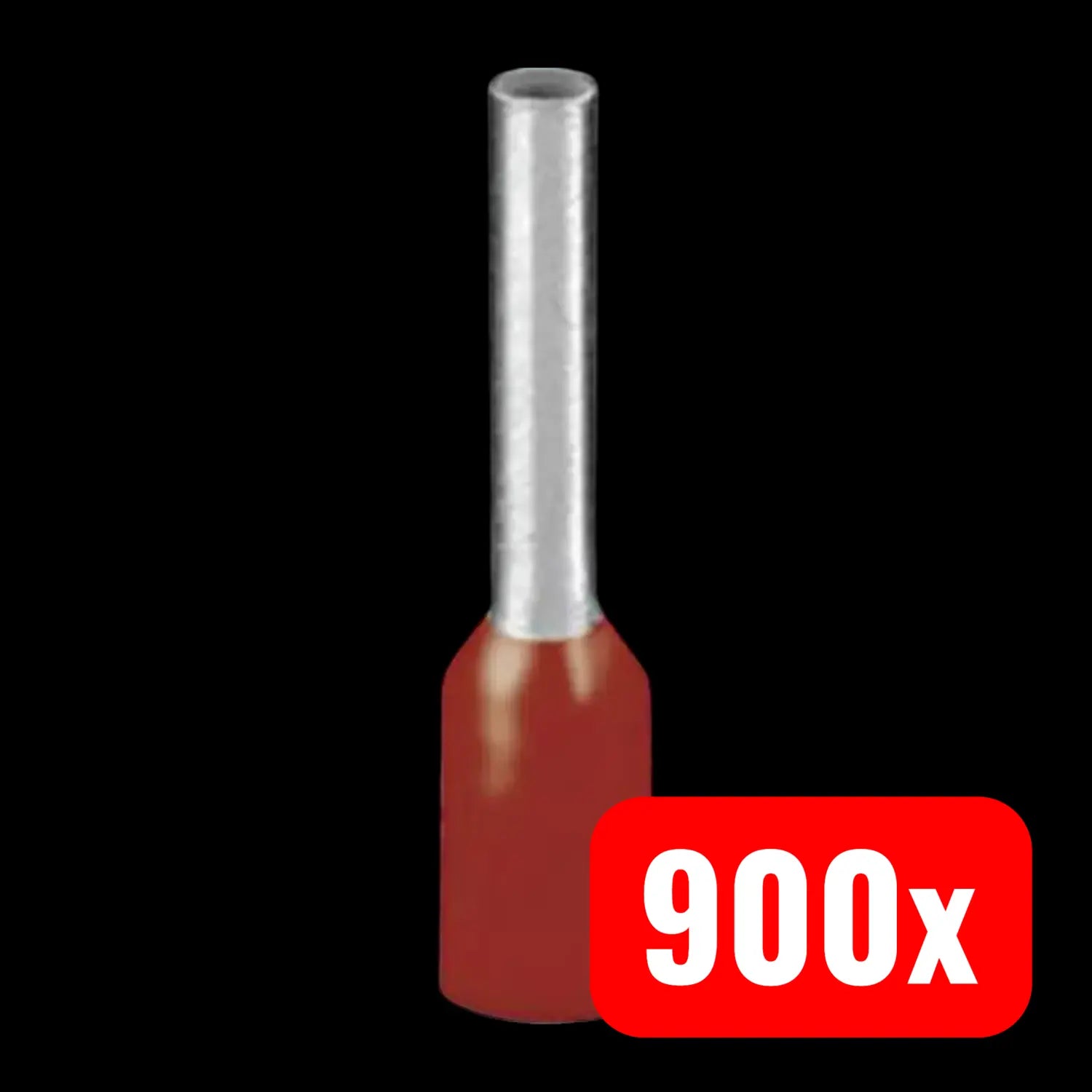 B-Ware Phoenix Contact Aderendhülse Hülse Kabelschuh Rot Teilisoliert 10 Mm² 900 Stück - 2050001829757