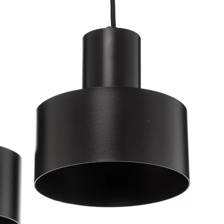Euluna Hängeleuchte Rif 4 Pendelleuchte Deckenlampe Linear 4 Flammig E27 Schwarz B-Ware - 5907554415081