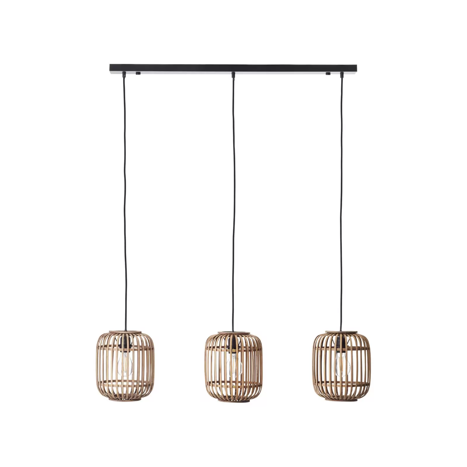 Suspension Woodrow brillante, lampe suspendue, luminaire, suspension lumineuse