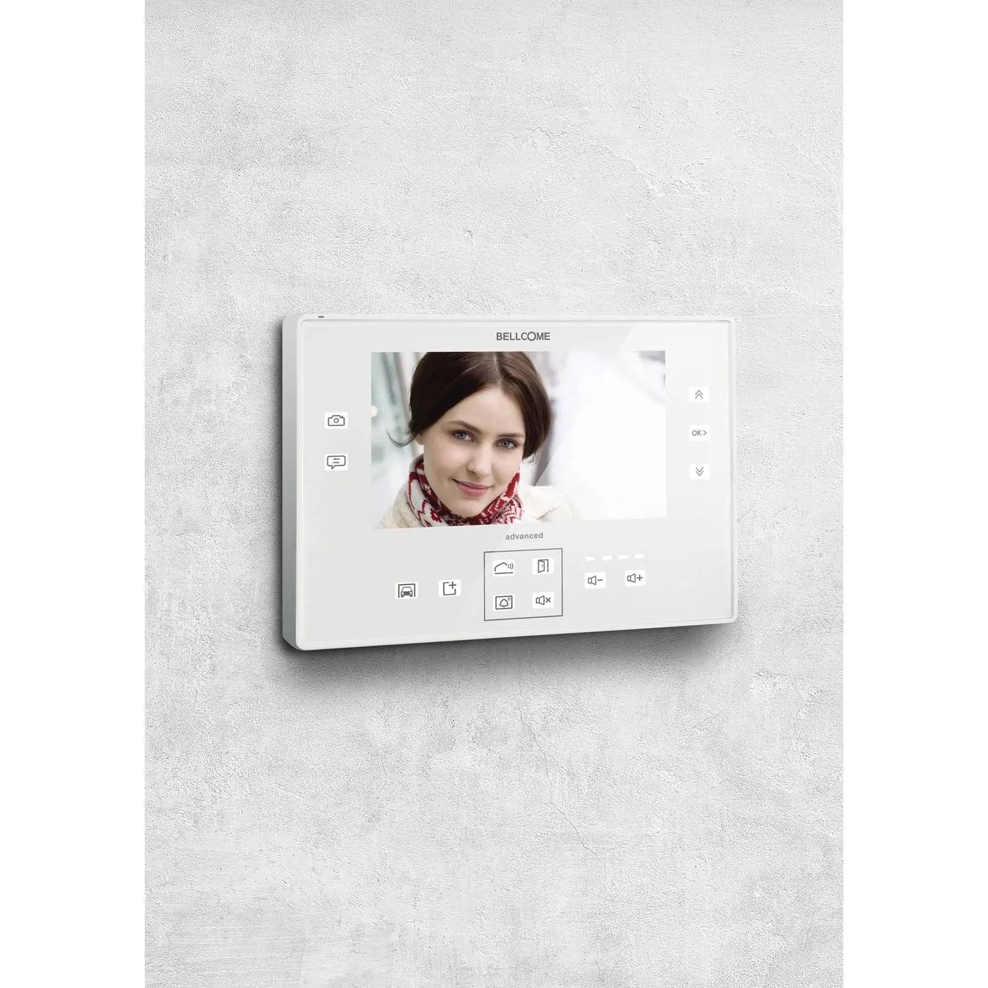 B-Ware Bellcome Inneneinheit Video Set 7 Zoll Monitor Weiß Advanced Videoüberwachung915 - 6425859407918