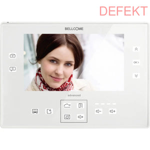 D-Ware Bellcome Inneneinheit Video Set 7 Zoll Monitor Weiß Advanced Defektware