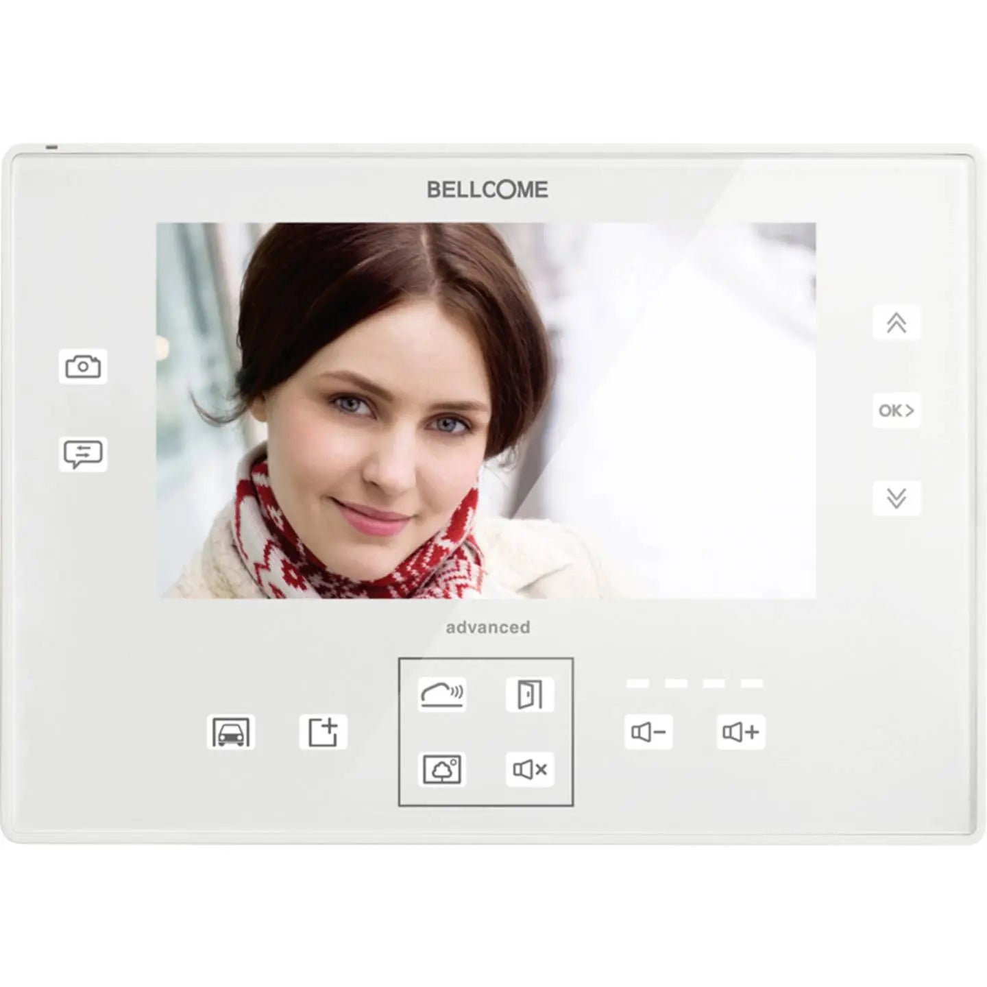 B-Ware Bellcome Inneneinheit Video Set 7 Zoll Monitor Weiß Advanced Videoüberwachung915 - 6425859407918