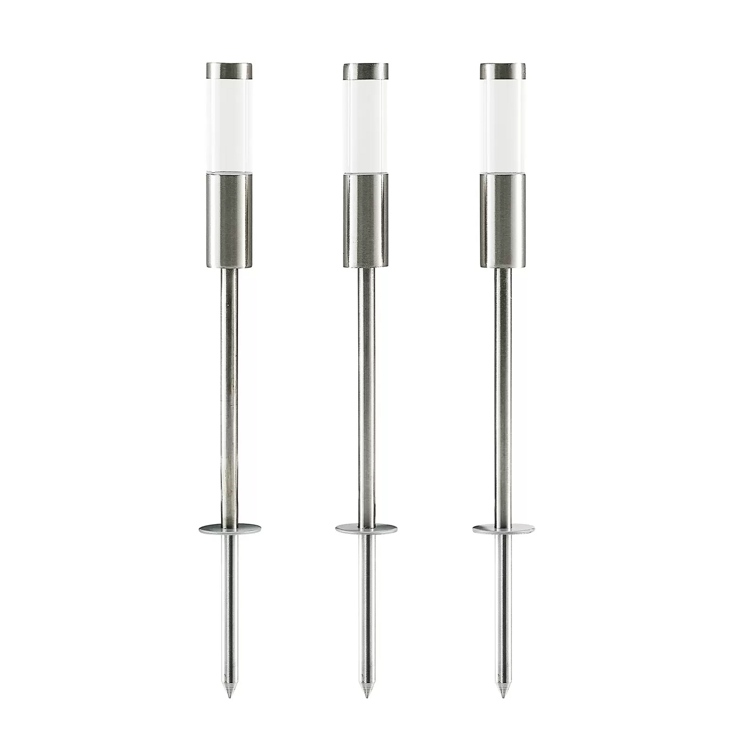 B-Ware Prios Edinai Led Außenstrahler Erdspieß 3er Set Outdoor Außenleuchte Lampe Licht