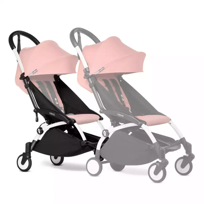 Stokke YOYO Connect Gestell weiß Kinderwagen Babywagen Kinderbuggy Liegewagen