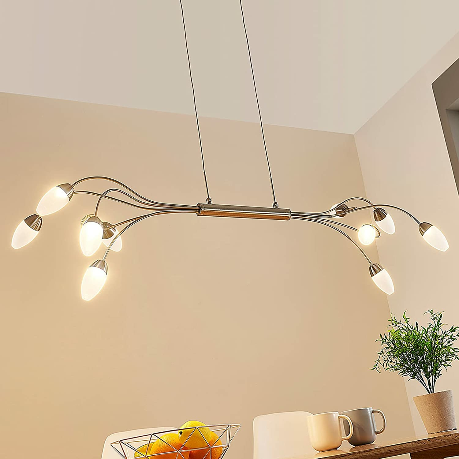 Pendelleuchte Deckenlampe Led Pendelleuchte Lampe Leuchte Deyan Dimmbar 10 Fl B-Ware - 4251096549966