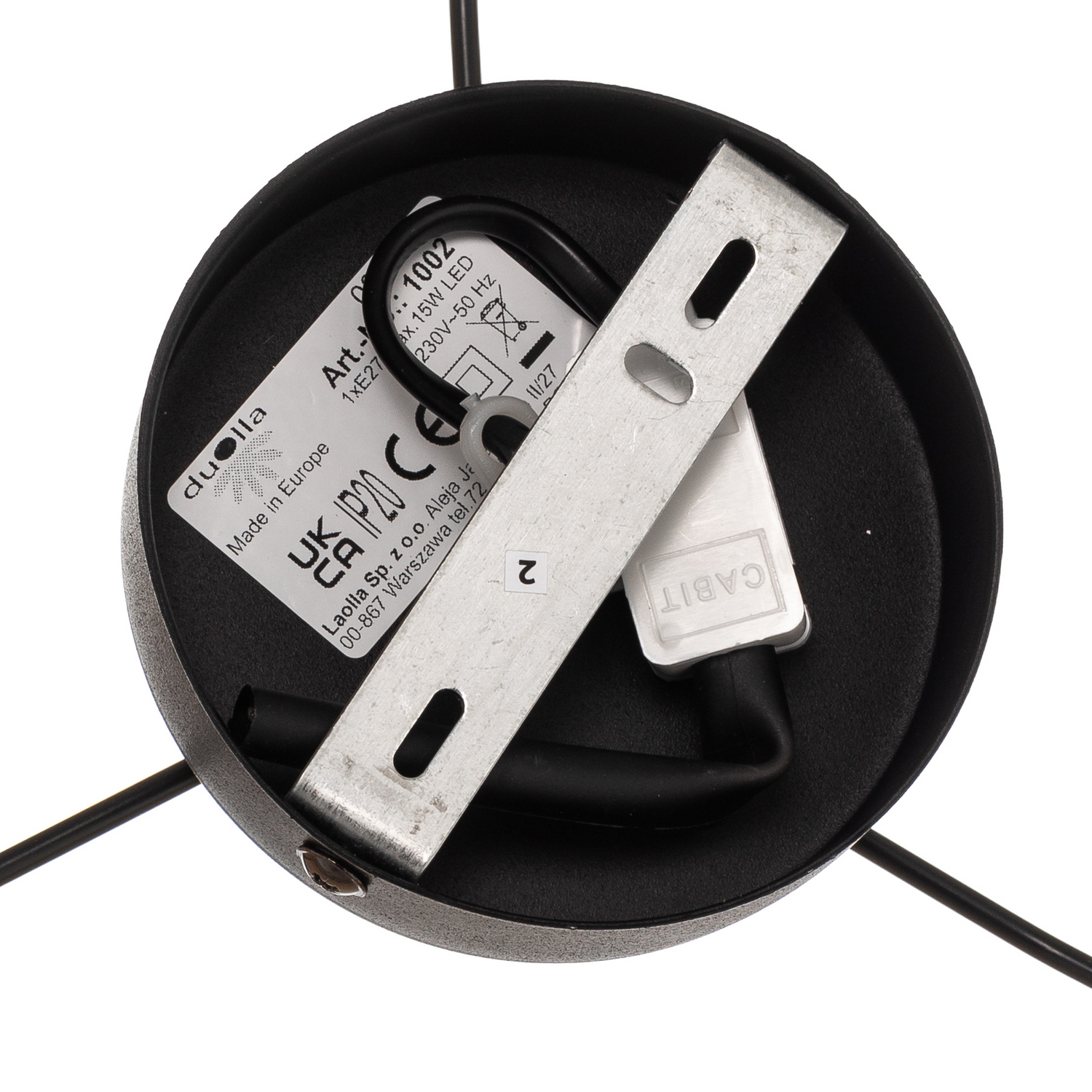 Deckenleuchte Boho Rattan Textil Beige Weiß Deckenlampe Lampe Leuchte Licht Spot B-Ware - 5903689184410