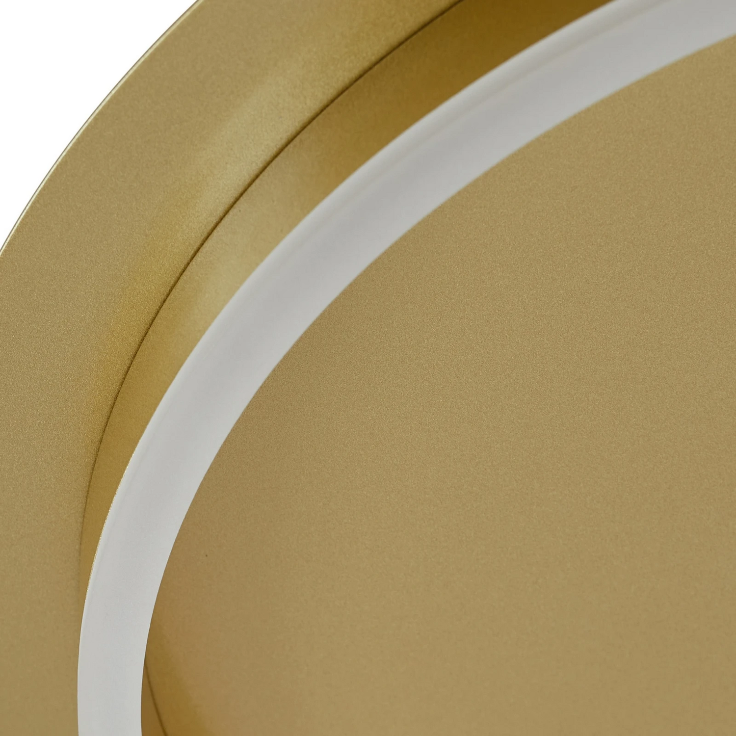 B-Ware Lindby Deckenleuchte Deckenlampe Led Gold Kunststoff Acryl Eisen Warmweiß 46cm