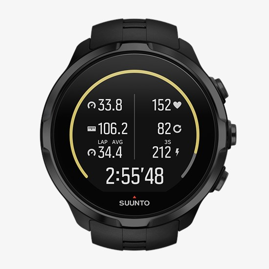 SUUNTO SPARTAN SPORT WRIST HR All Black Smartwatch Sportuhr Laufuhr Uhr schwarz