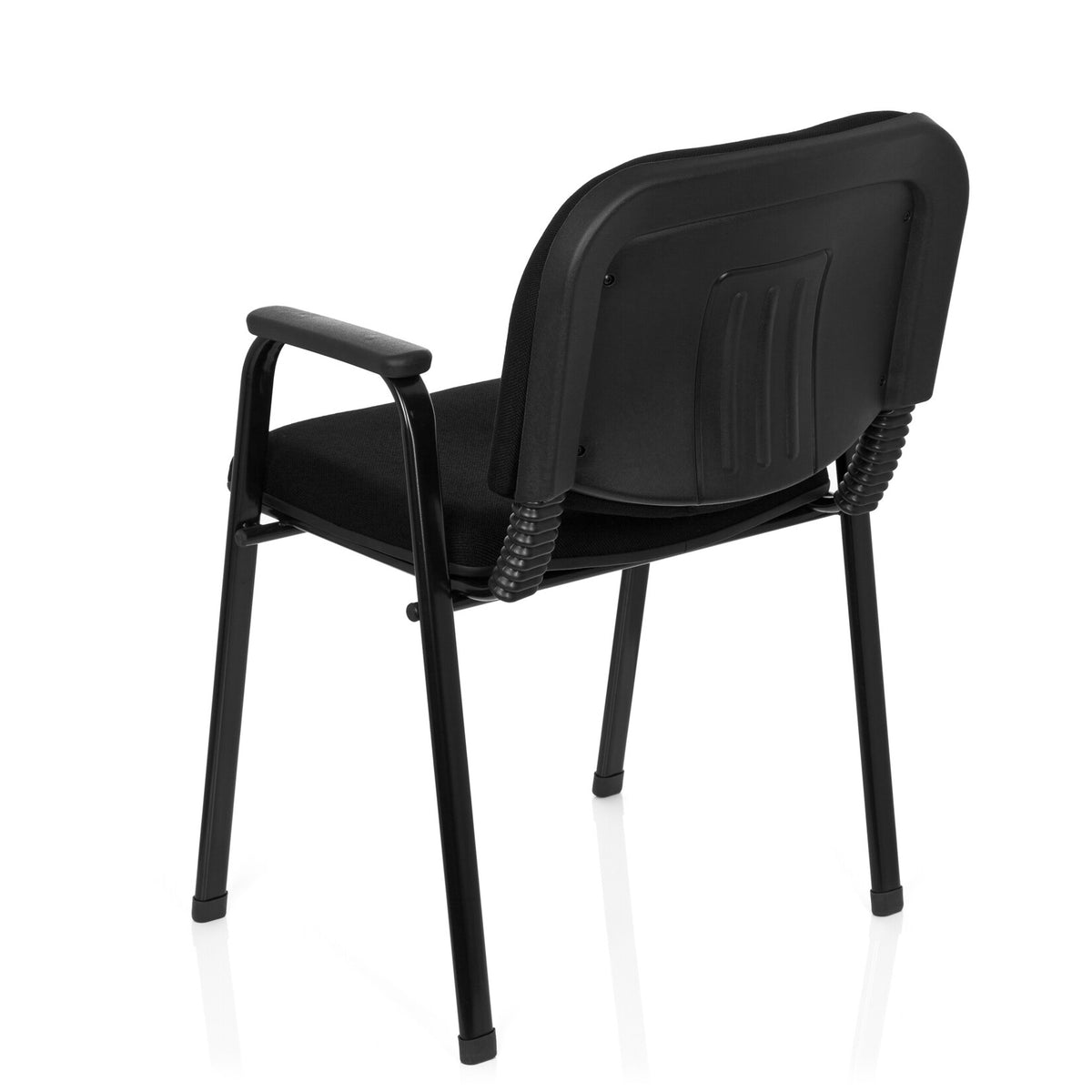 hjh OFFICE XT 600 XL Besucherstuhl Lehnstuhl Konferenzstuhl Lounge Stuhl schwarz - 4251084639648