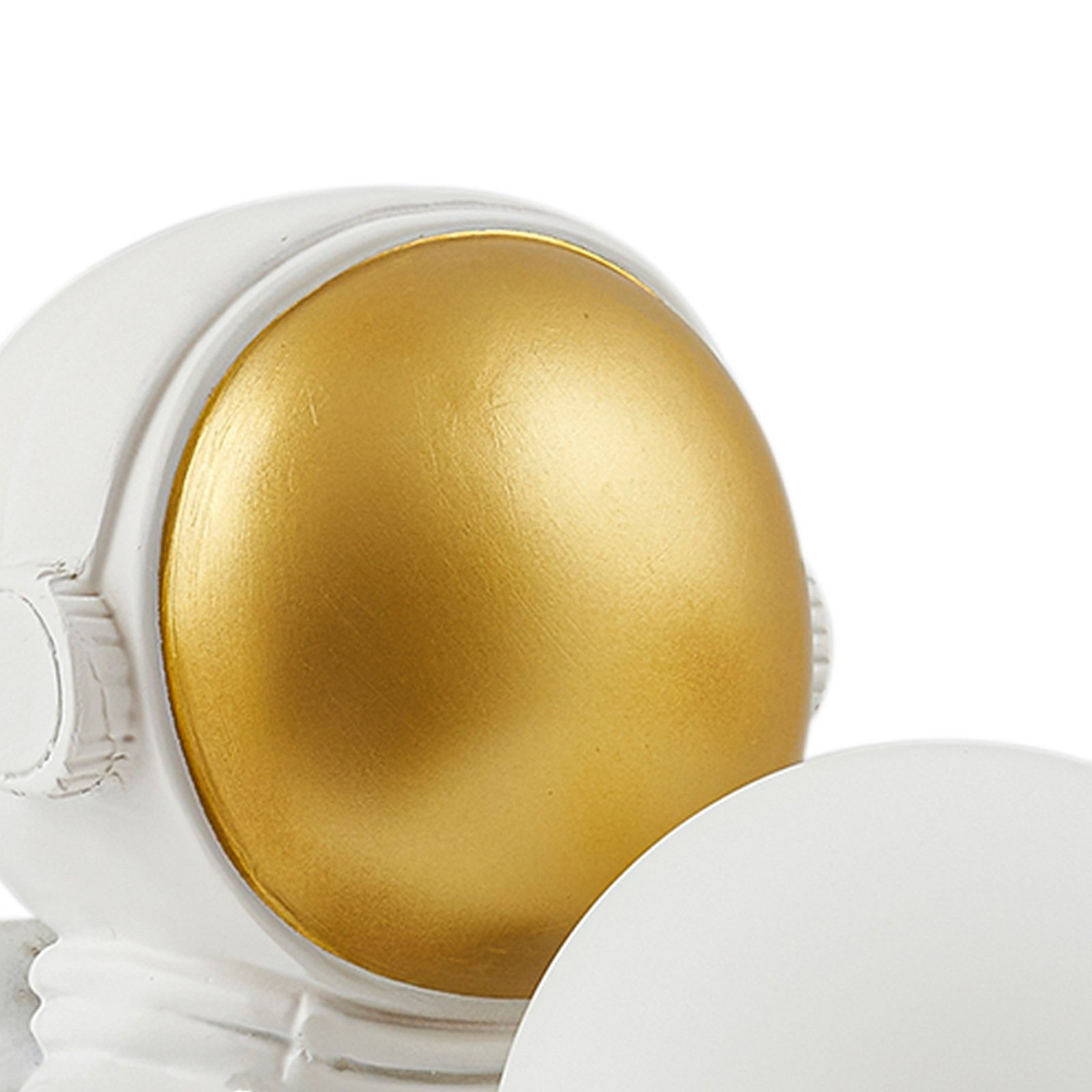 B-Ware Lindby Tischleuchte Kosmo Weiß Gold Keramik Glas Tischlampe Lampe Leuchte Spot