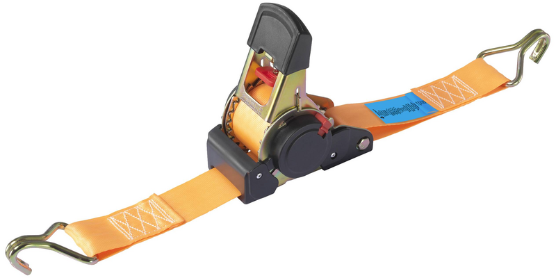 TOOLCRAFT TO-8689782 Selbstaufrollender Spanngurt Gurt Zugkraft LC 2 STÜCK