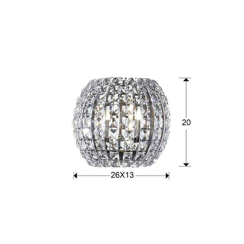 Schuller Diamond Wandlampe 2 L G9 Wandleuchte Leuchte Lampe Licht Wandlicht B-Ware - 508323