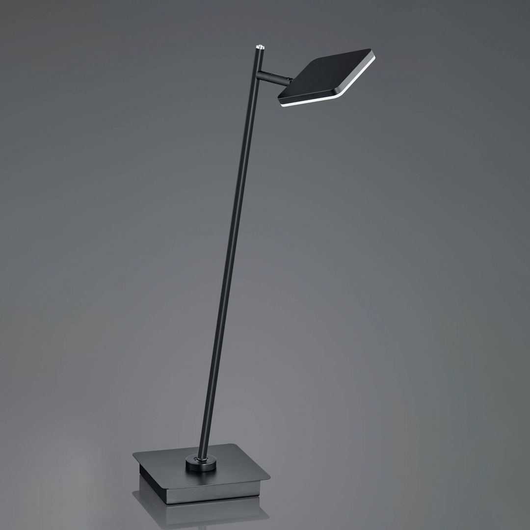 Hell Led Tischleuchte Tim Schreibtischlampe Bürotischleuchte Bürolicht Schwarz B-Ware