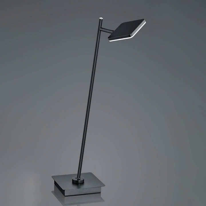 Hell Led Tischleuchte Tim Schreibtischlampe Bürotischleuchte Bürolicht Schwarz B-Ware