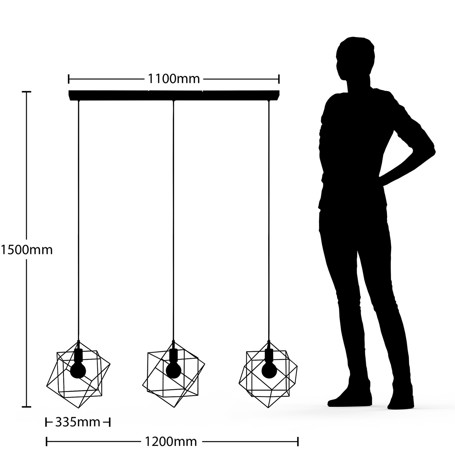 Lindby Finnigan Hängeleuchte Gitterschirm Deckenlampe Deko Pendelleuchte E27 B-Ware - 4251096585261