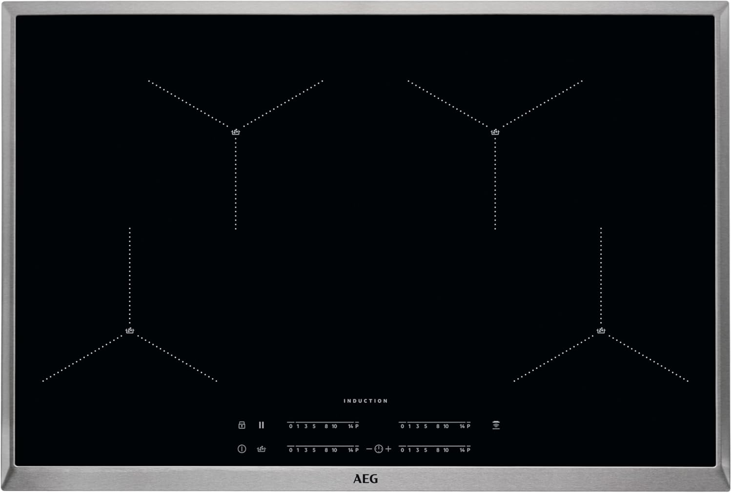 Aeg 7000 Sense Iae84411 Autarkes Induktionskochfeld 80cm Heizplatte 4 Kochzon408 B-Ware