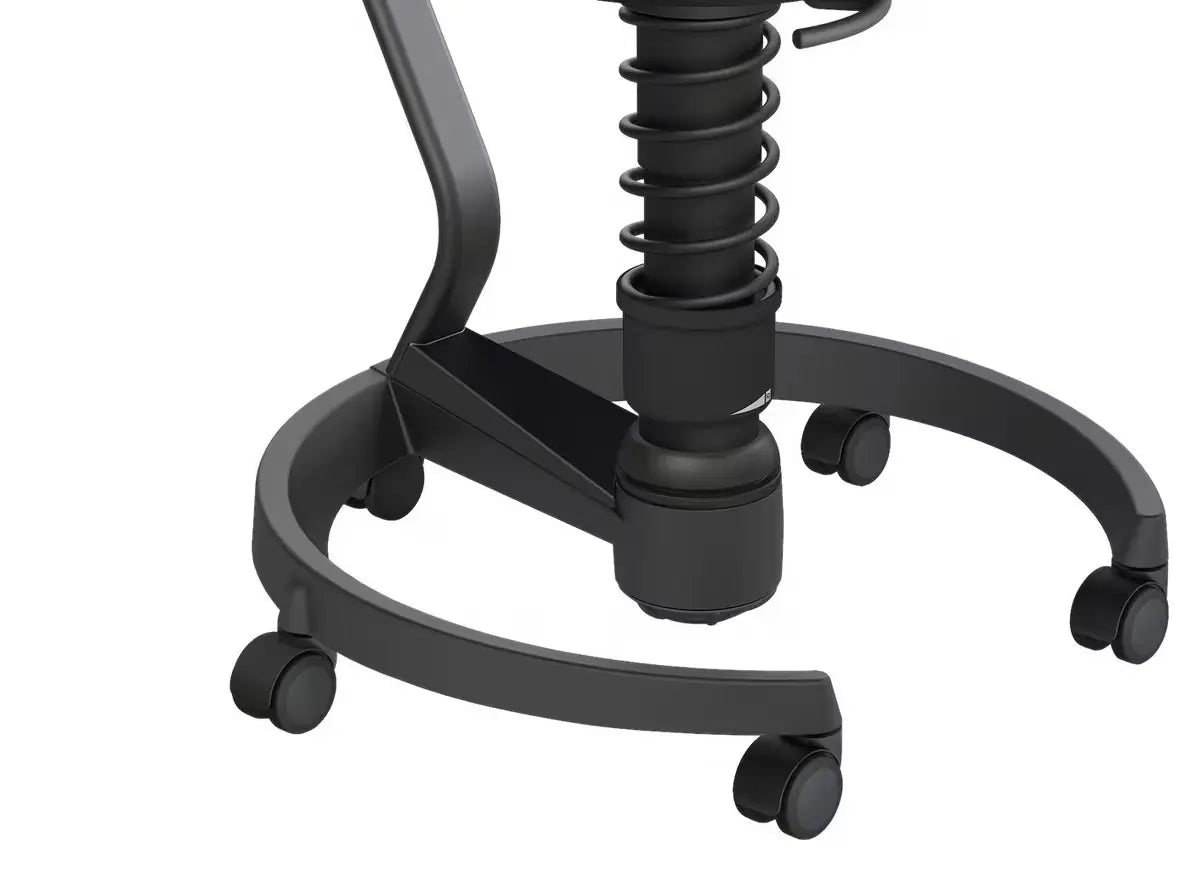 B-Ware Aeris Swopper Bürohocker Mikrofaser Grün Schwarz Ergonomisch Höhenverstellbar - 1