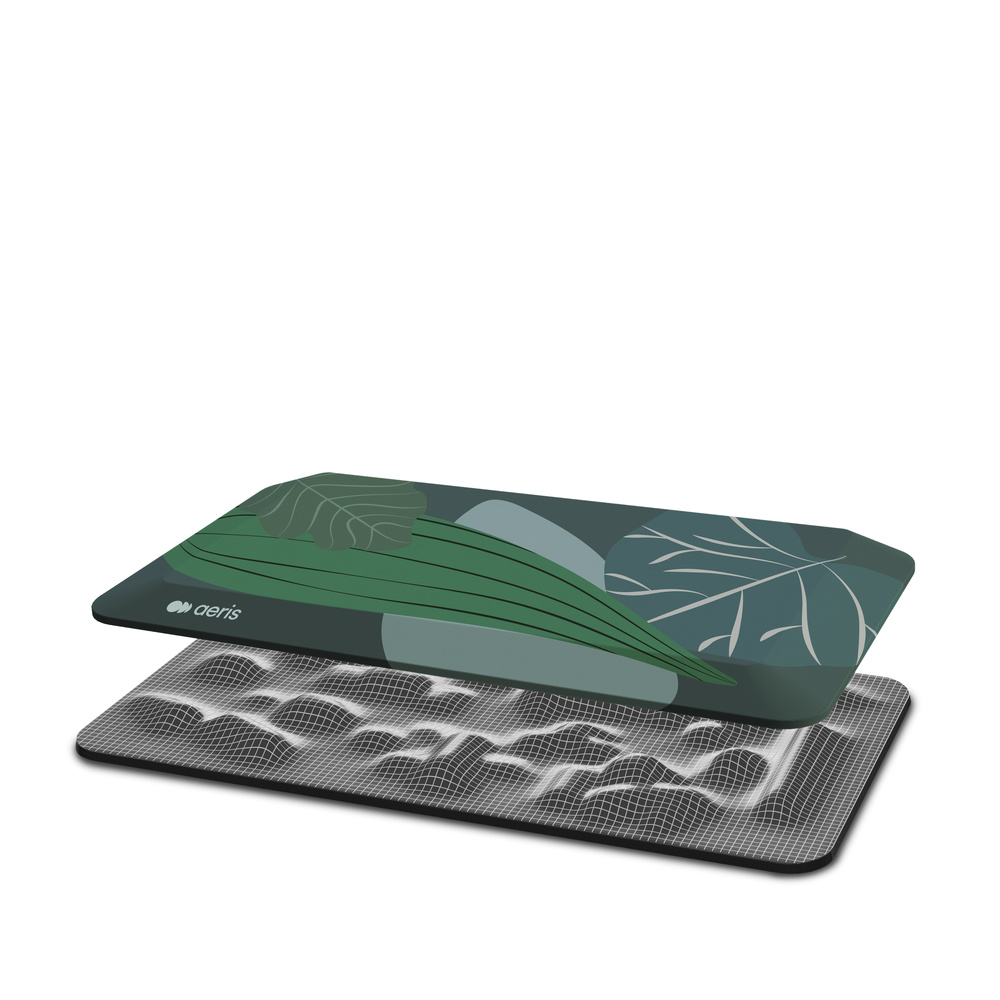 B-Ware Aeris Muvmat Bodenmatte Aktivmatte Waldboden Effekt Schwarz Jungle - 4251814301067