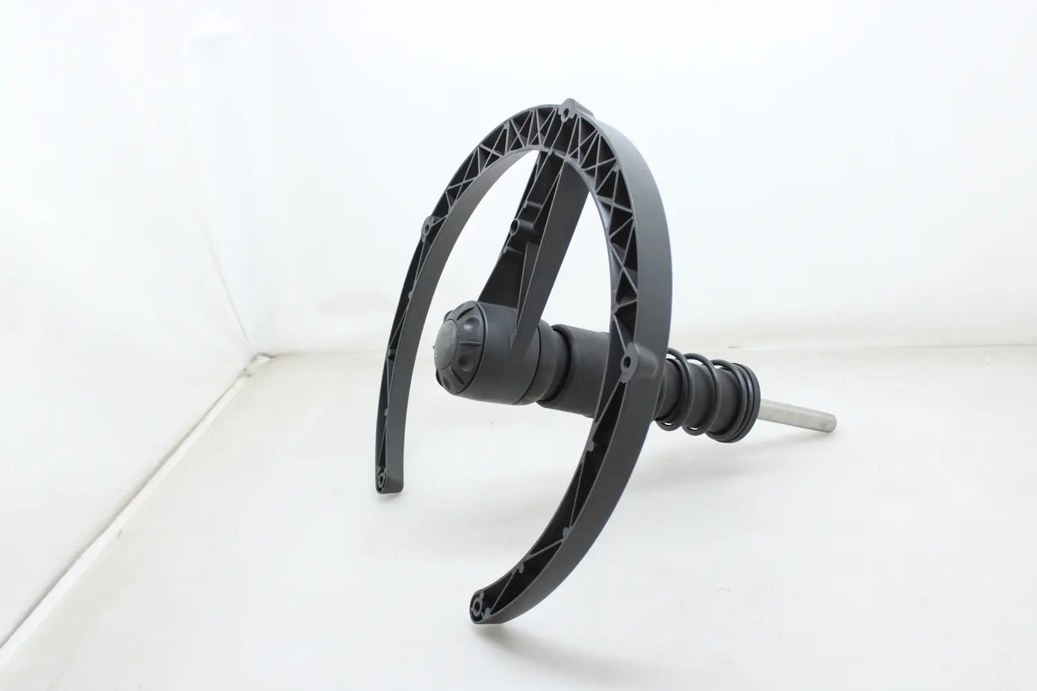 B-Ware Aeris Swopper Hocker Aktiv Sitz Höhe Standard Hartbodenrollen Kunstleder Schwarz - 4250200425110