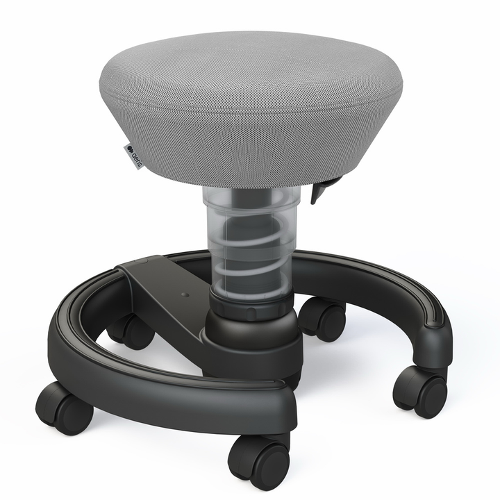 Aeris Swoppster Kinderhocker Schreibtischstuhl Drehstuhl Grau Höhenverstellbar B-Ware - 4250200407178