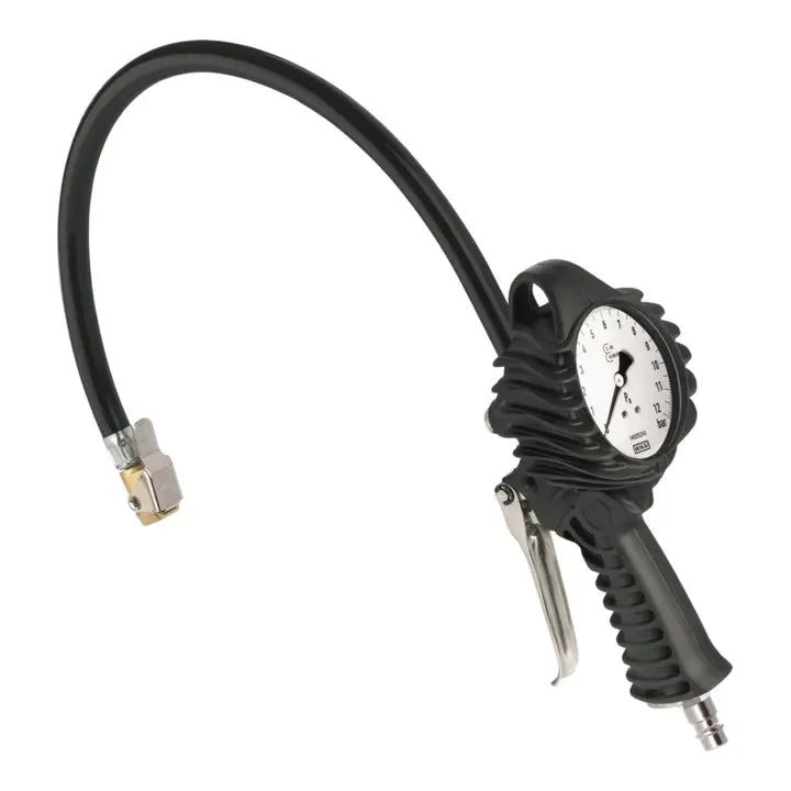 B-Ware Aerotec Reifenfüller Luftdruckprüfer Druckluft Manometer Schlauch Geeicht 12bar - 4260135776911