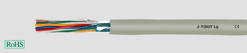 Helukabel Telefonkabel Fernmelde-Innenkabel Kabel 10 x 2 x 0.60 mm² Grau 100 m